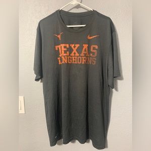 Mens Nike 3XL Texas Longhorns dri fit t shirt grey